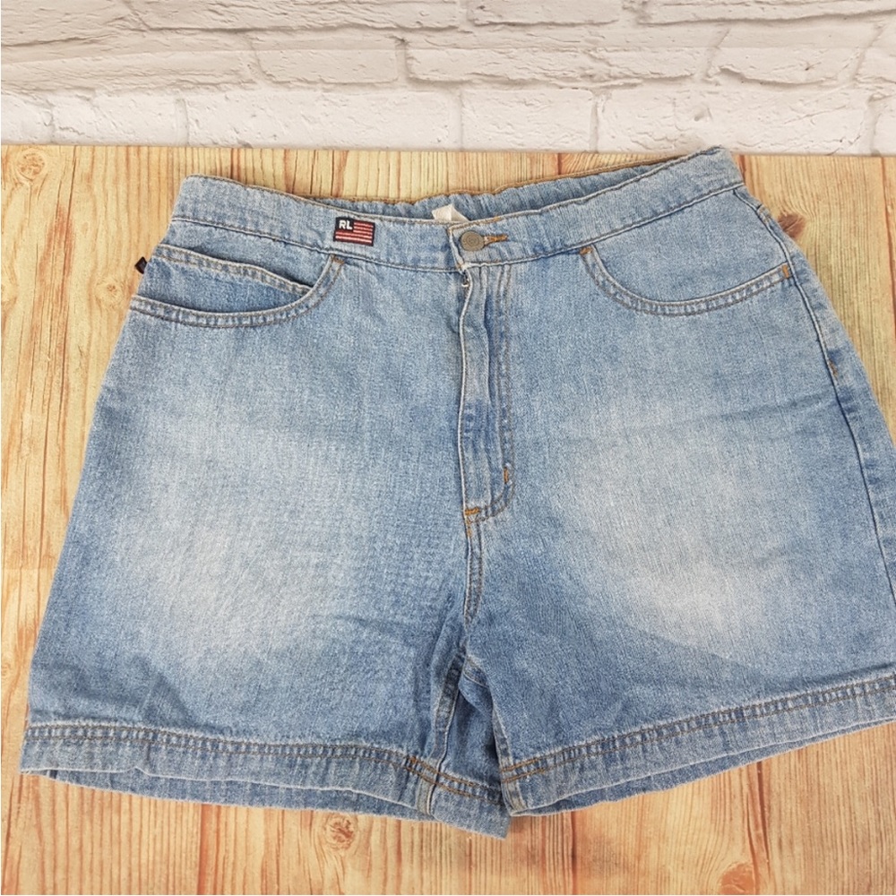 Ralph Lauren Polo Denim Drawstring Jean Shorts
